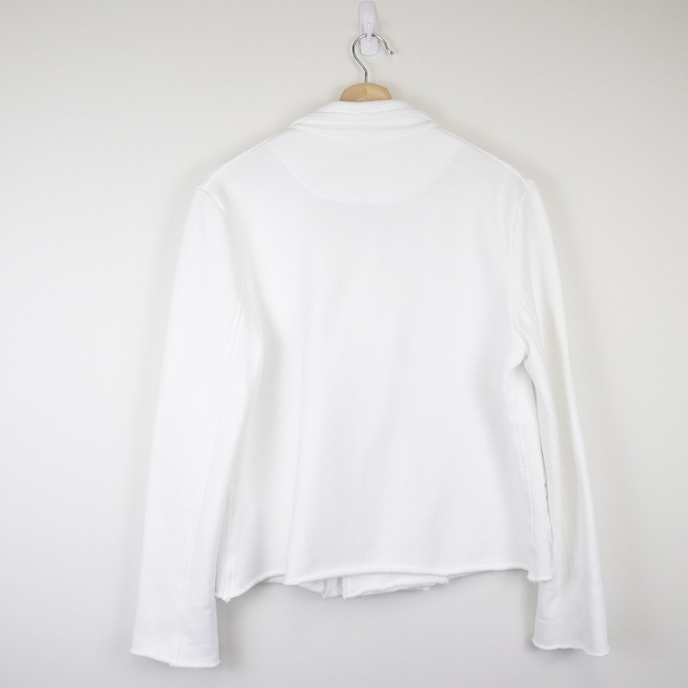 NWT Frank & Eileen Mini Belfast Jacket White Small Crop Peacoat - Picture 4 of 11